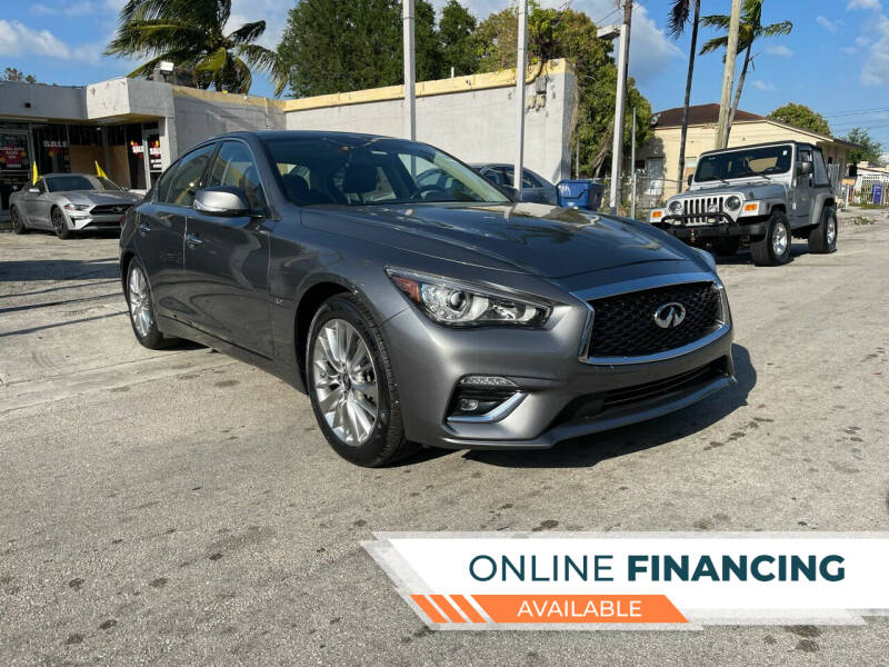 2020 Infiniti Q50 for sale at Global Auto Sales USA in Miami FL