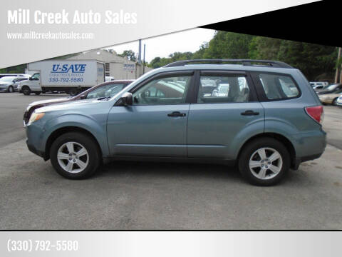 2010 Subaru Forester for sale at Mill Creek Auto Sales in Youngstown OH