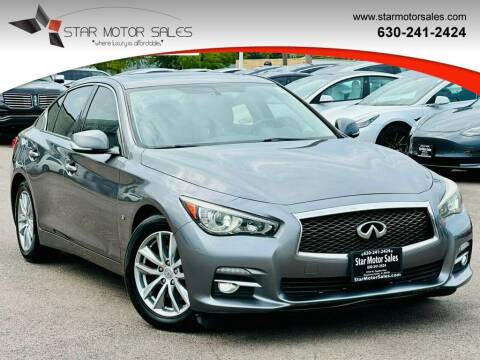 2015 Infiniti Q50 for sale at Star Motor Sales in Downers Grove IL