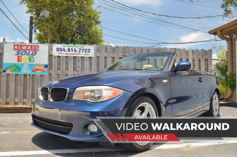 2013 BMW 1 Series for sale at ALWAYSSOLD123 INC in Fort Lauderdale FL