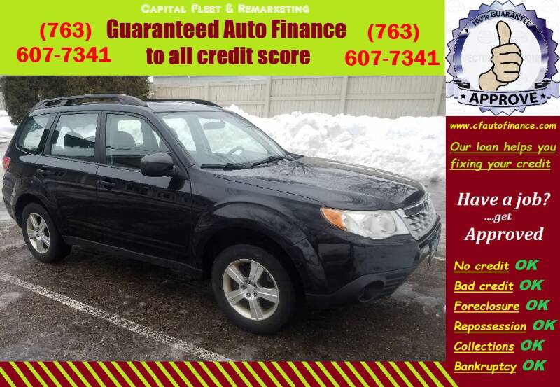 2012 Subaru Forester for sale at Capital Fleet  & Remarketing  Auto Finance in Columbia Heights MN