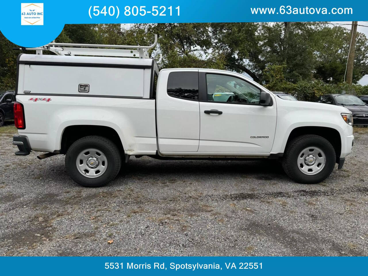 2016 Chevrolet Colorado for sale at 63 Auto Inc in Spotsylvania, VA