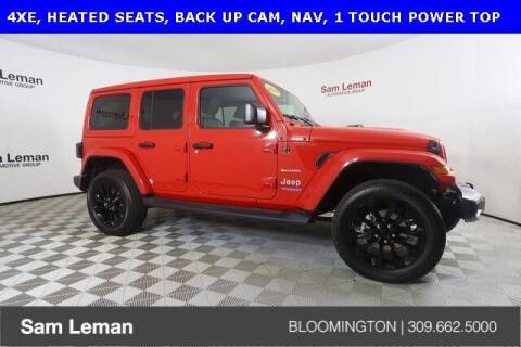2021 Jeep Wrangler Unlimited for sale at Sam Leman CDJR Bloomington in Bloomington IL