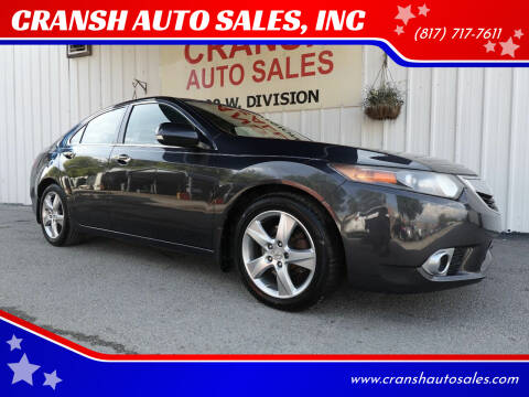 2013 Acura TSX for sale at CRANSH AUTO SALES, INC in Arlington TX