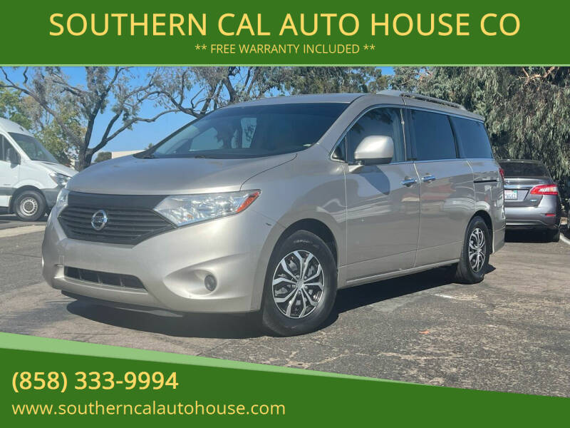 2013 Nissan Quest for sale at SOUTHERN CAL AUTO HOUSE CO in San Diego CA