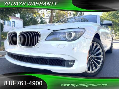 2012 BMW 7 Series for sale at Prestige Auto Sports Inc in North Hollywood CA