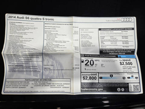 2014 Audi S6 4.0T quattro