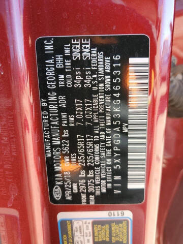 2019 Kia Sorento LX V6