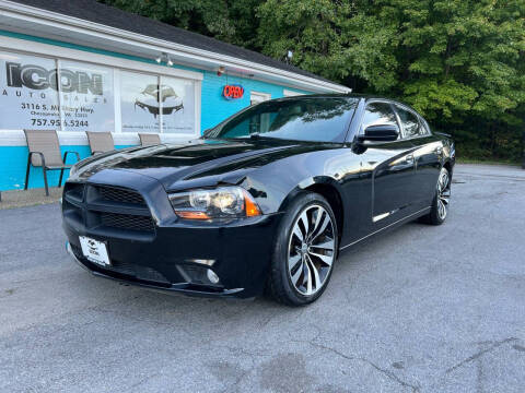 2013 Dodge Charger for sale at ICON AUTO SALES in Chesapeake VA