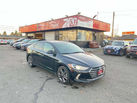 2017 Hyundai Elantra for sale at Apex Motors Lakewood LLC in Lakewood WA