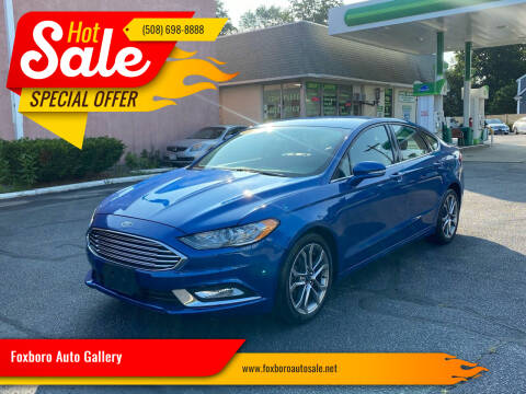2017 Ford Fusion for sale at Foxboro Auto Gallery in Foxboro MA