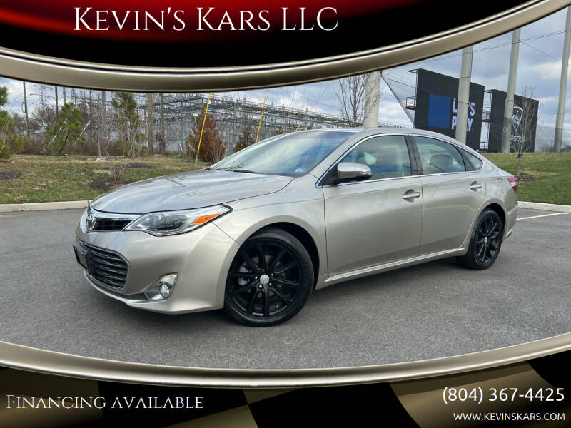 2015 Toyota Avalon for sale at Kevin's Kars LLC in Richmond VA