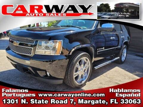2008 Chevrolet Tahoe for sale at CARWAY Auto Sales in Margate FL