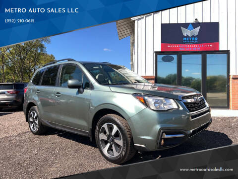 2018 Subaru Forester for sale at METRO AUTO SALES LLC in Lino Lakes MN