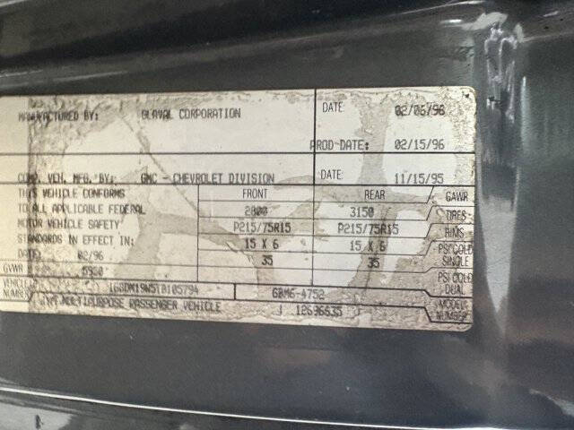 1996 Chevrolet Astro