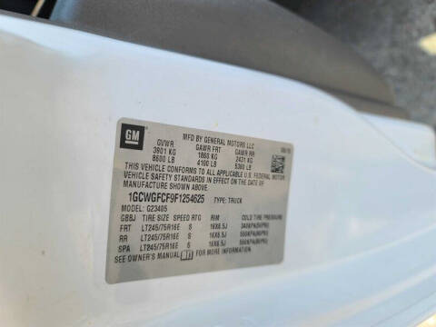 2015 Chevrolet Express 2500