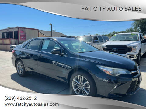 2016 Toyota Camry for sale at Fat City Auto Sales in Stockton CA