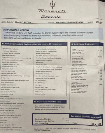 2023 Maserati Grecale Modena