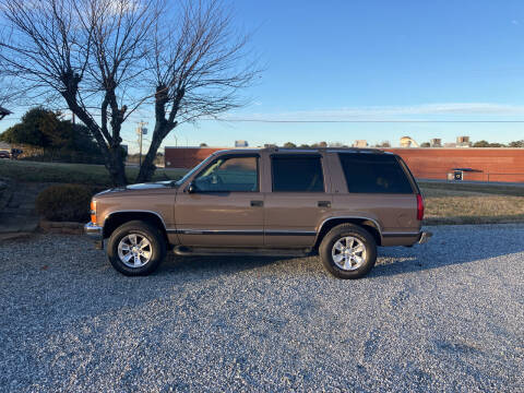 1997 Chevrolet Tahoe for sale at T & T Sales, LLC in Taylorsville NC