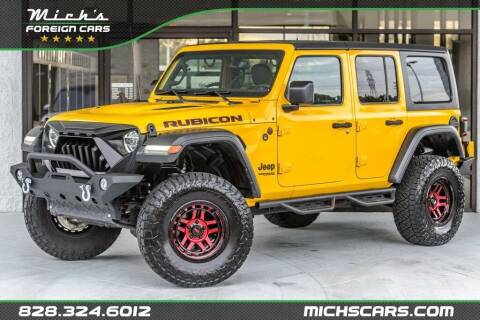 2019 Jeep Wrangler Unlimited for sale at Mich's Foreign Cars in Hickory NC
