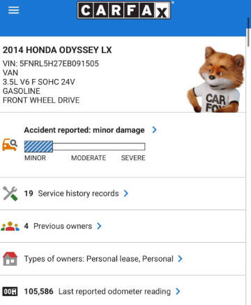 2014 Honda Odyssey LX