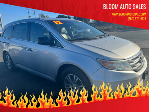 2012 Honda Odyssey for sale at Bloom Auto Sales in Escondido CA