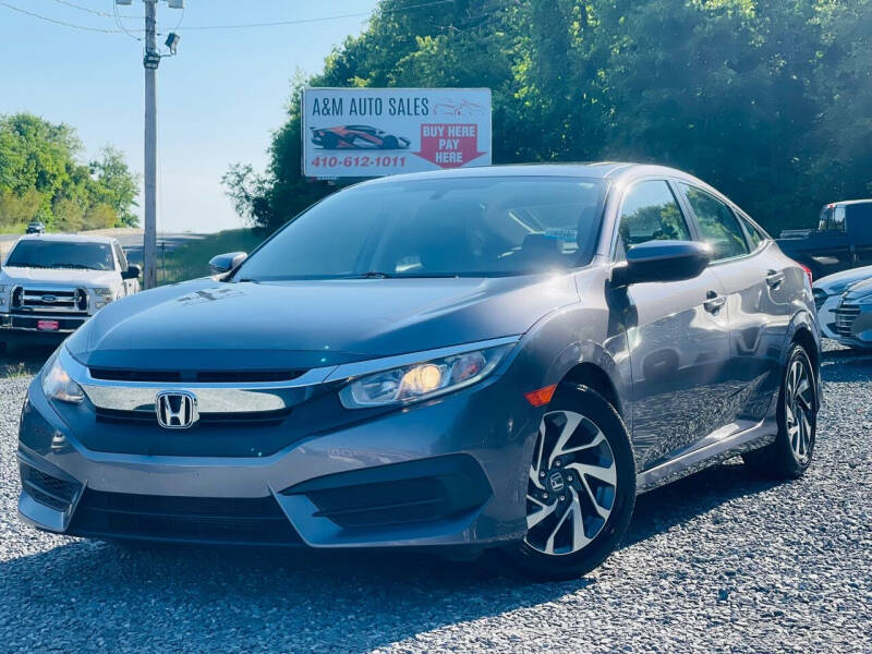 2017 Honda Civic for sale at A&M Auto Sales in Edgewood MD