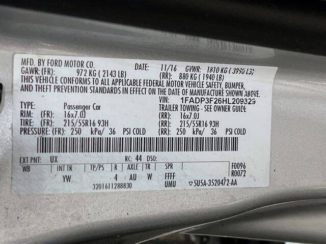 2017 Ford Focus SE