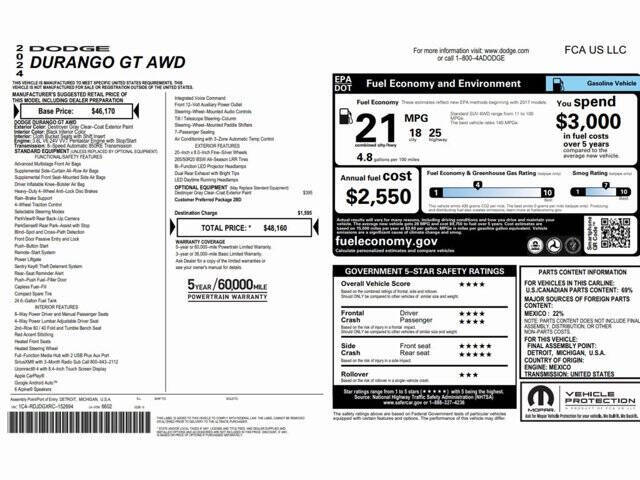 2024 Dodge Durango GT