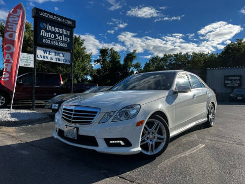 2011 Mercedes-Benz E-Class for sale at Innovative Auto Sales in Hooksett NH