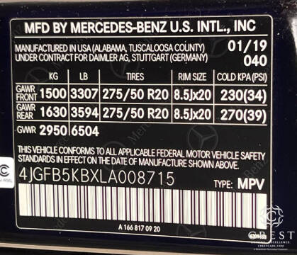 2020 Mercedes-Benz GLE GLE 450 4MATIC