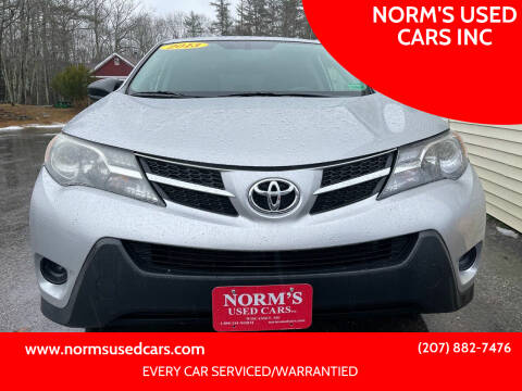 2013 Toyota RAV4 for sale at NORM'S USED CARS INC in Wiscasset ME