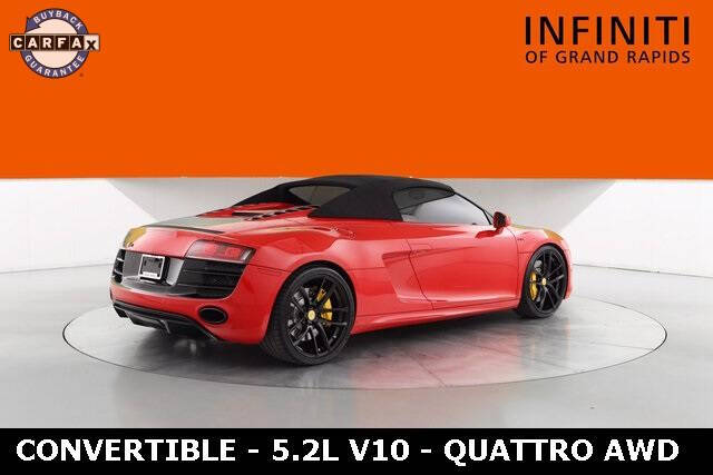 2011 Audi R8 5.2 quattro Spyder