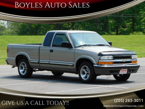 2001 Chevrolet S-10 for sale at Boyles Auto Sales in Jasper AL