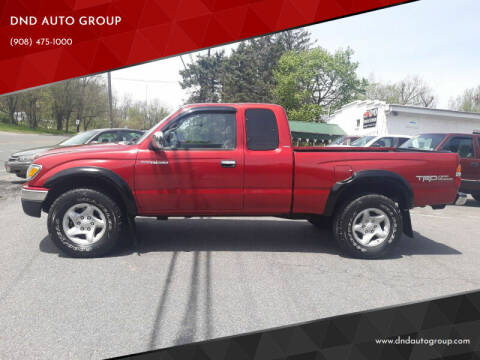2002 Toyota Tacoma for sale at DND AUTO GROUP in Belvidere NJ