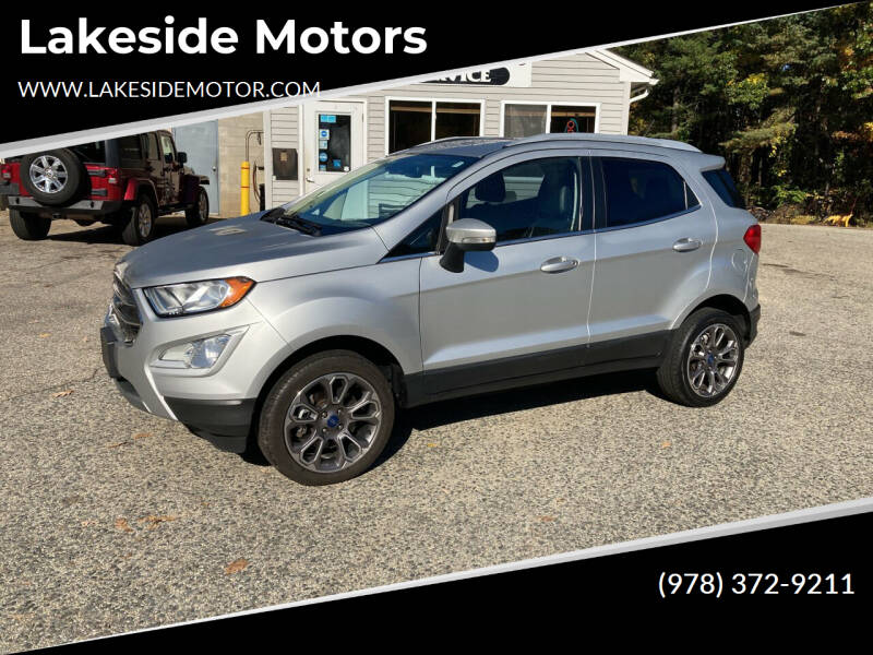 2020 Ford EcoSport for sale at Lakeside Motors in Haverhill MA