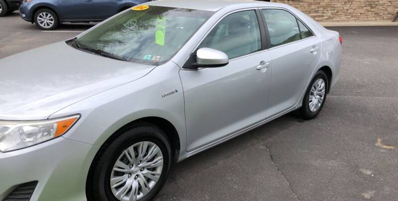 2012 Toyota Camry Hybrid for sale at WHARTON'S AUTO SVC & USED CARS in Wheeling WV