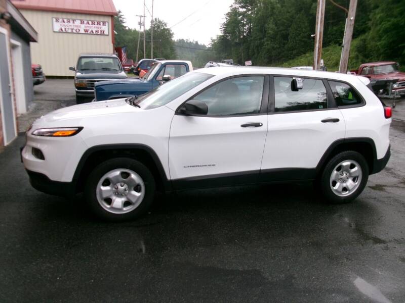 2015 Jeep Cherokee for sale at East Barre Auto Sales, LLC in East Barre VT