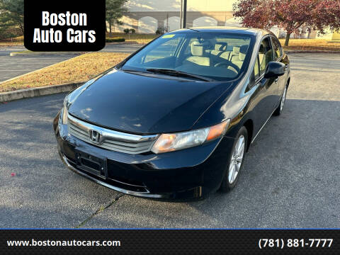 2012 Honda Civic for sale at Boston Auto Cars in Dedham MA