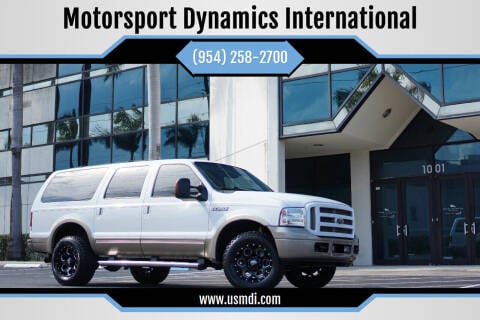 2005 Ford Excursion for sale at Motorsport Dynamics International in Pompano Beach FL