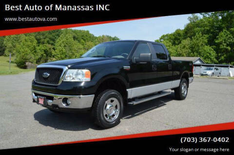 2007 Ford F-150 for sale at Best Auto of Manassas INC in Manassas VA