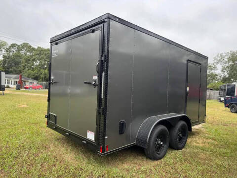 2026 Titanium Cargo 7X14ta  CHARCOAL Blackout Encl