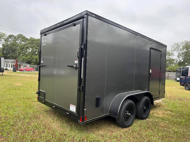 2026 Titanium Cargo 7X14ta  CHARCOAL Blackout Encl