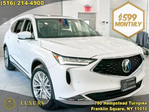 2022 Acura MDX for sale at LUXURY MOTOR CLUB in Franklin Square NY