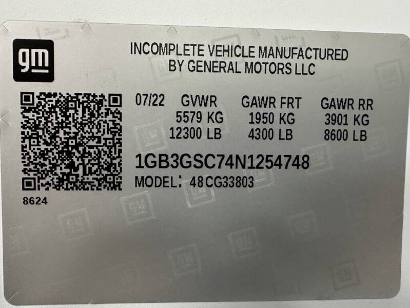 2022 Chevrolet Express 3500