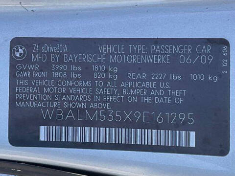 2009 BMW Z4 sDrive30i