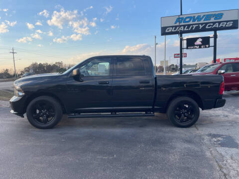 2017 RAM 1500 for sale at ROWE'S QUALITY CARS INC in Bridgeton NC