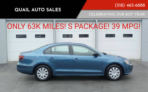 2016 Volkswagen Jetta for sale at Quail Auto Sales in Albany NY