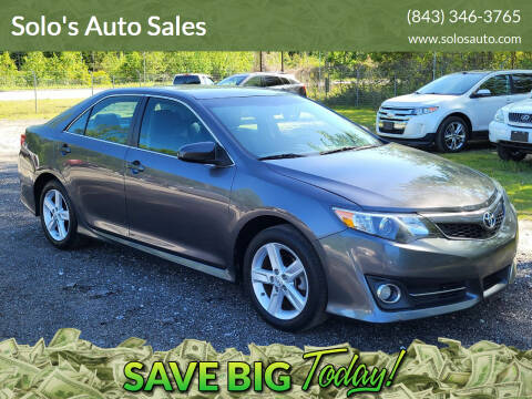 2013 Toyota Camry for sale at Solo's Auto Sales in Timmonsville SC