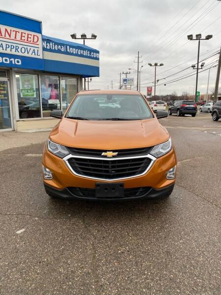 2018 Chevrolet Equinox for sale at National Auto Sales Inc. in Warren MI